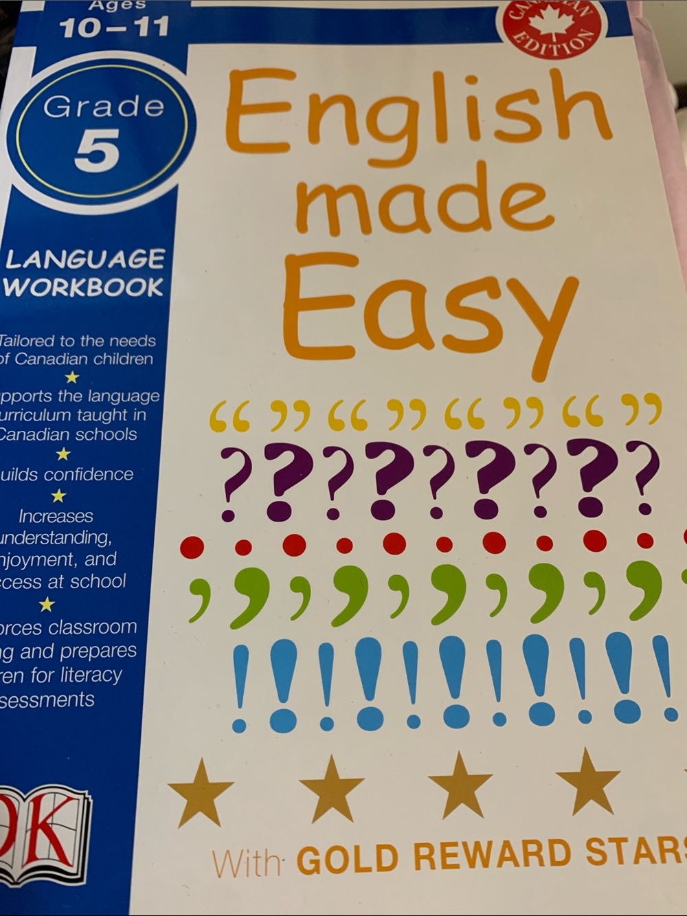 English Made Easy Grade 5 Language Workbook - Multicolor. New